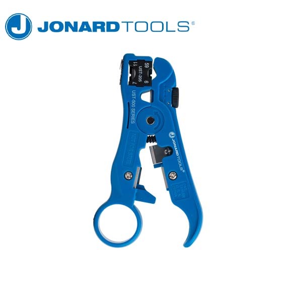 Jonard Tools - Universal Cable Stripping Tool for COAX - Network - and Telephone Cables