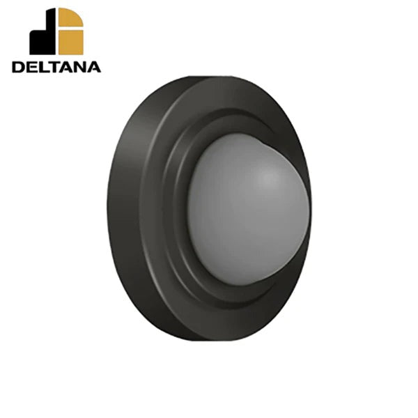 Deltana - Convex Flush Bumper 2-3/8" Diameter - Optional Finish