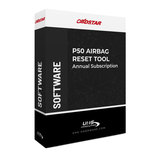 OBDStar - Annual Subscription For The P50 Airbag Reset Tool - 5" Touchscreen Tablet - Annual Subscription