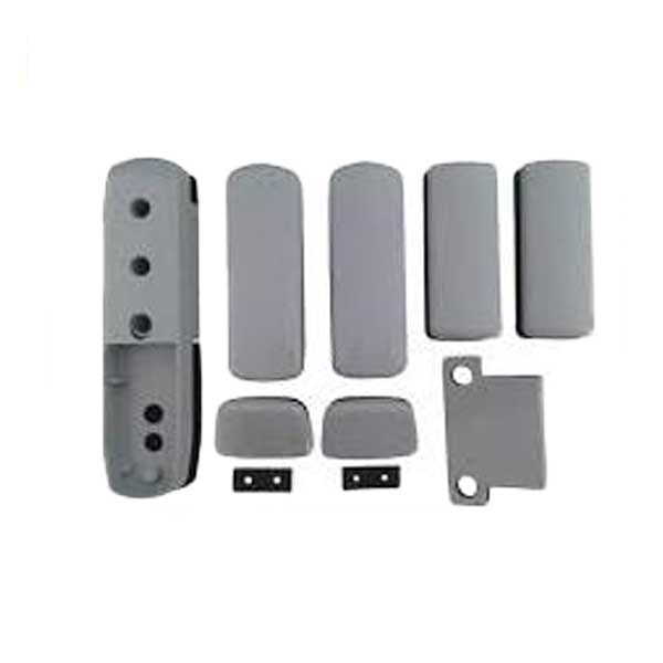 GAAB - T373-04 - Rim Panic Exit Device Glass Door Installation Kit For Double Leaf Door - Satin Chrome