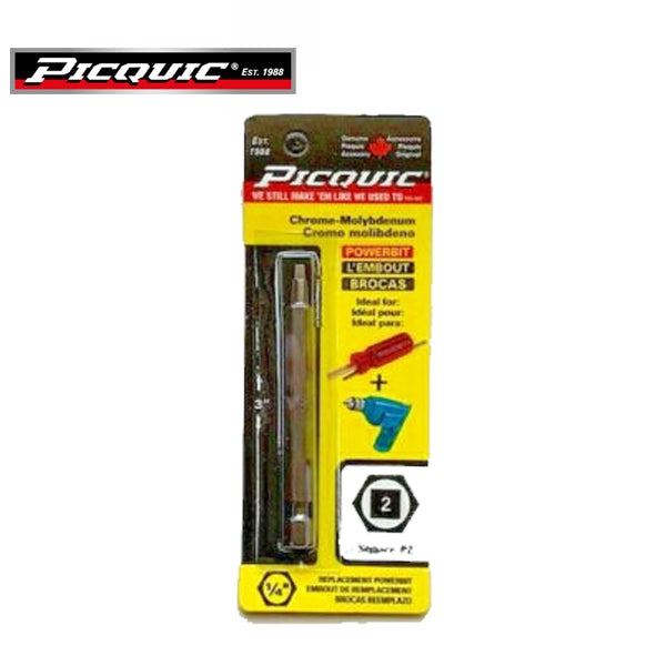 PICQUIC - 3" Length Powerbits - Optional Bit Sizes - Robertson