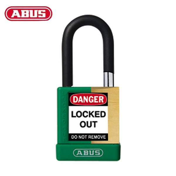 Abus - 20148 - Plastic-Covered Aluminum Core Padlock 74M/40 - 1-1/2" Shackle - Optional Keying - Optional Finish - 6 Pack