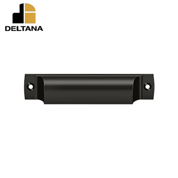 Deltana - Rectangular Shell Pull - 4" - Optional Finish