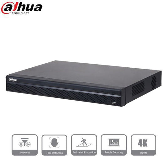 Dahua / 16 Channel / 8MP / 4K NVR / 2 SATA / 8TB HDD / DH-N42C3P8