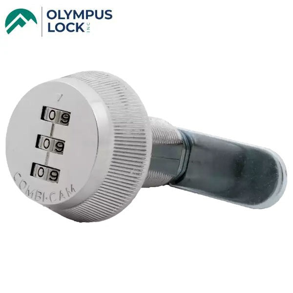 Olympus - 7850R-L Series - Keyless Combination Lock - 1-1/8" Cylinder - Chrome