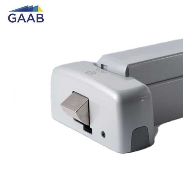 GAAB - T330-04 - Panic Exit Device with Microswitch - Modular and Reversible - Single Doors - 33" for Single Doors - Satin Chrome