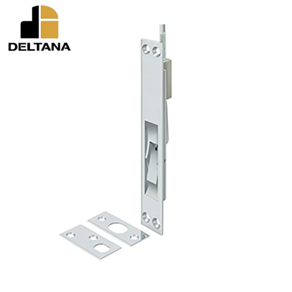 Deltana - Extension Flush Bolt - Solid Brass - 12" Rod Extension - Optional Finish