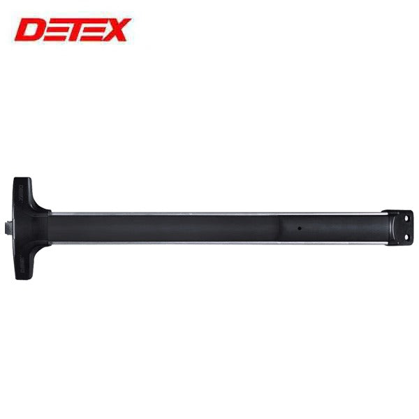 Detex - V4008BN - Wide Stile Rim Exit Device - Classroom Lever - Hex Dogging - 36-inches - Satin Aluminum