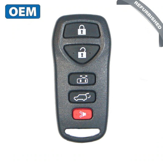 2004-2010 Nissan Quest / 5-Button Keyless Entry Remote / PN: 28268-5Z210 / KBRASTU51 (OEM Refurb)